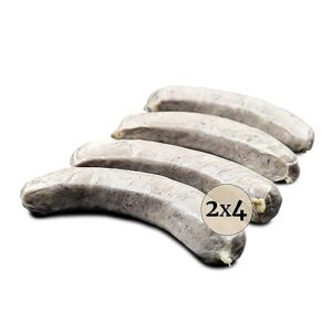 BÃ¼ffel Bill Chili Cheese Bratwurst I 2x4 WÃ¼rstchen Ã¡ 100 g bestehend aus BÃ¼ffelfleisch & Schweinefleisch I BÃ¼ffelwurst feurig verfeinert mit roter Chili