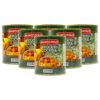 Food-United 5-Frucht-Cocktail leicht gezuckert 12 Dosen FÃ¼llmenge 820g ATG 500g Birnen Pfirsiche Weintrauben Ananas Kirschen exotische Aromen harmonisch abgeschmeckt sorgfÃ¤ltig ausgewÃ¤hlt (12 Dosen)